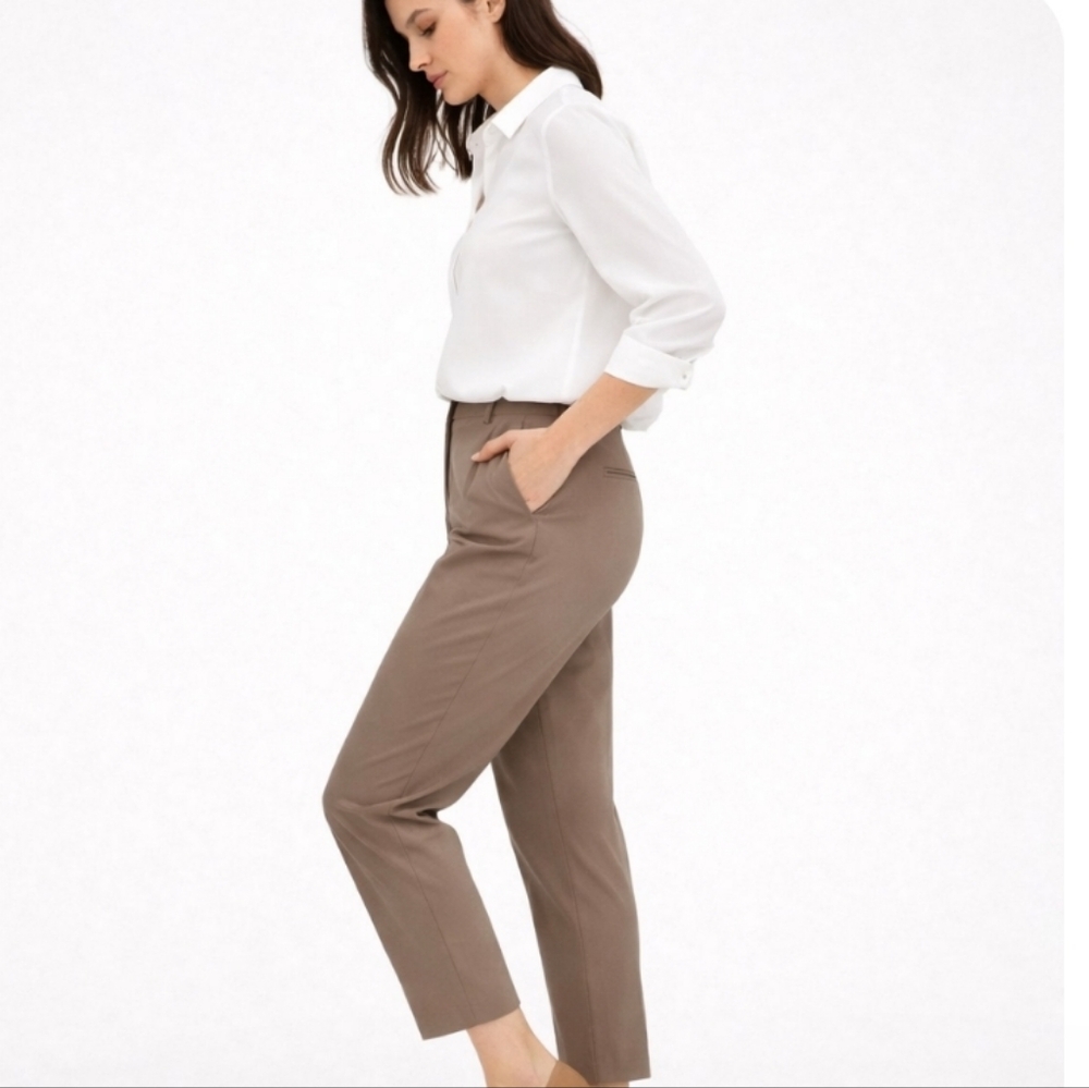 Frank And Oak | Amelia Taupe Green Trousers NWT Size 16